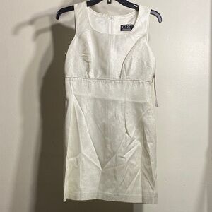 CDC Ivory Textured Mini Dress